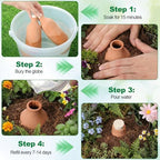 8 Pcs 12 oz Ollas Terracotta Watering Pots - Image 4