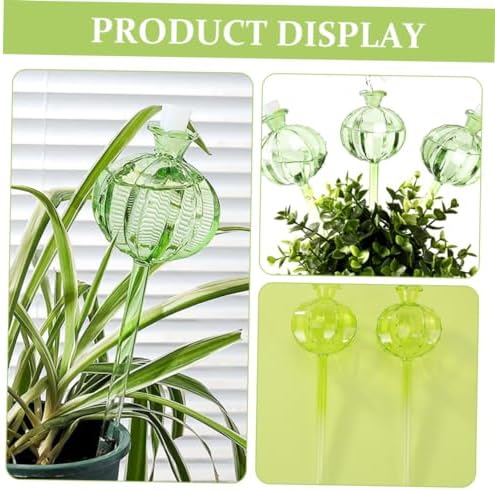 Happyyami 4pcs Cactus Shape Glass Watering Globe for Potted Plants - Image 6