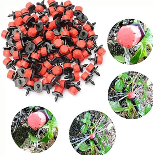 100pcs Garden Irrigation Adjustable Nozzle, Anti-Clogging Dripper Watering Sprinkler Emitter Micro Drip Balcony Yard Greenhouse - Image 5