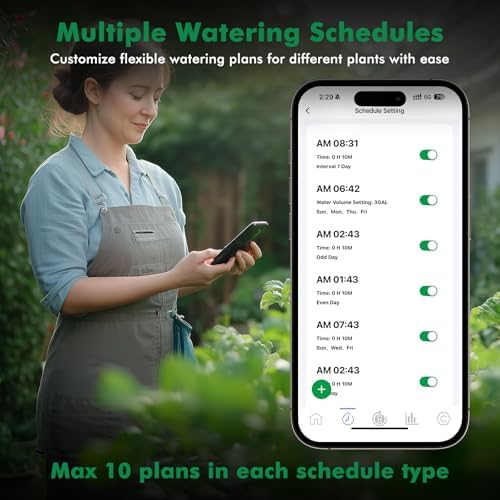 RESTMO 2 Zone Smart Water Timer with APP Remote Control for Garden Hose - Image 5