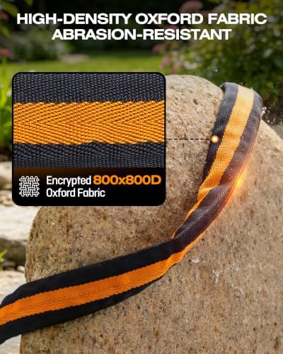 Garden Hose 50ft, Kink-Free Lightweight Water Hose, Black-Orange - Image 5