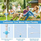 POCKET PANDA Misters for Outside Patio, Standing Misting Cooling System - Image 4