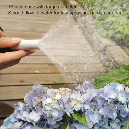 Retractable Garden Hose Reel, Water Hose Reel Holder, Wall Mounted, Garden, 65.6 Feet 1/2 Inch, Any Length, Lock, Automatic - Image 5