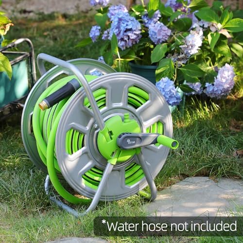 Metal Water Hose Reel Hold 100FT of 5/8" Hose - Image 3