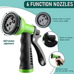 Pangda Expandable Coil Garden Hose 100 ft with Spray Nozzle, Green - Image 3