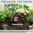 Ollas Plant Watering Globes - Terracotta Self Watering Planter Insert - Automatic Water Bulbs for Indoor/Outdoor Plants - Easy Refill System - Set of 4 with Purple - Image 6