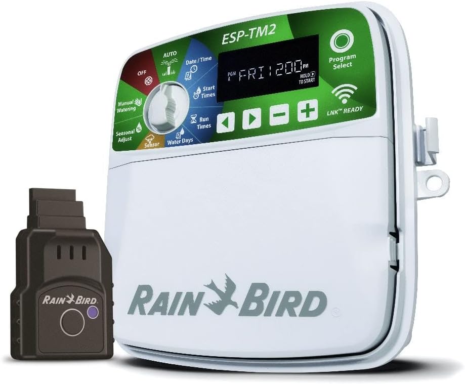 Rain-Bird ESP-TM2 Indoor Outdoor Irrigation WiFi Zone Controller Timer Box and Link Lnk WiFi Mobile Wireless Smartphone Upgrade Module Sprinkler System (8 Zone) - Image 4