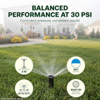 Rain Bird 1802HDSPRS Pressure Regulated 2 Inch Pop Up Sprinkler Head 4 Pack - Image 3