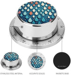 Water Drops Dots Kitchen Timers for Cooking Chef Cooking Timer Clock 60-Minute Visual Timers Indoor Mechanical Accurate Countdown Timer No Batteries Required - Magnetic Backing - Image 3