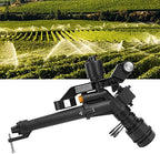 Haofy Sprinkler Head, 1.5in to 1in DN25 Female Thread Adjustable 360 Degree Rotating Rocking Arm Sprinkler Farm Irrigation - Image 3
