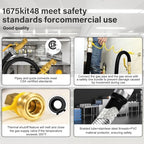 1675kit48 commercial gas hose black - Image 7