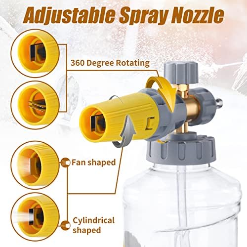 Tool Daily Foam Cannon for Pressure Washer, Adjustable Foam Blaster, 1.5 L - Image 5