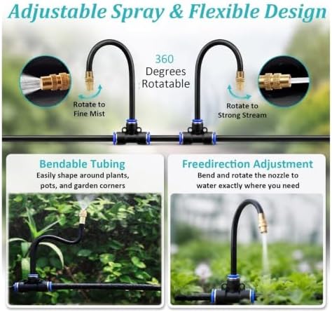 360° Adjustable Irrigation System with Bendable Brass Nozzles - Image 4
