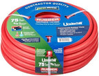 Underhill Proline Rubber Series Heavy-Duty Garden Hose for Hot or Cold Water, Lightweight, 500 PSI BP, 150 PSI WP, H58-075PRO-R 5/8 Inch x 75 ft Red by Underhill