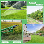 Farm Irrigation Sprinkler, 2" Farm Sprinklers Spray, 360°Adjustable Large-Area Watering Spray, with Replacement Nozzle, for Farm Lawn Garden Irrigation - Image 4