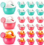 Sieral 20 Pcs Mini Plastic Watering Cans Bulk 3.5 Inch Small Portable Watering Pot Can for Garden, Indoor Outdoor Plants, Flower, Succulents, House Plants, Beach Sand and Water Play Yellow, Pink, Blue by Sieral