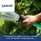 Underhill UltraMax Featherweight Lightweight Garden Water Hose 50 ft, Anti-Kink, 300 psi WP, 1200 psi BP, H10-075FW, 1 Inch x 75 ft NPSH, Green - Image 4