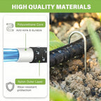 Soaker Hose 100 FT, Flat Soaker Hose for Garden, Water-Saving, 50ft 2 pack - Image 3