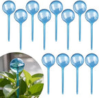 Soilagua 12-Pack Plastic Plant Watering Globes, Premium PVC Shatter-Resistant Plant Waterer, Tapered Opening Self Watering Planter Insert, Automatic Watering Spikes for Daily & Vacation Plants Care by SoilaguaDirect