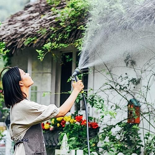Flexible Garden Hose Pipe - Watering Hose Pipe with 7 Function Spray Nozzle, Hose Pipe Reel Outdoor 3 Layer PVC Irrigation Watering with Connectors Set (Color : Green, Size : 40m) - Image 6