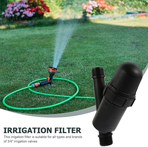 Happyyami Irrigation Filter Plastic Strainer Gardening Drip Tool Gardening Tools Irrigation Sprayer Filter Garden Hose Pressure Regulator Drip Irrigation Gardening Supplies Mesh Water Filter - Image 2