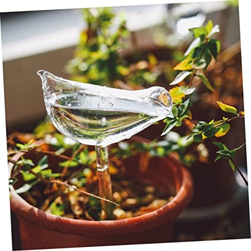 BESPORTBLE 4pcs Self Watering Plant Waterers Decorative Bird Shaped Glass Watering Globes for Indoor and Outdoor Plants Automatic Drip System Lasts Days for Travel and Holidays - Image 7