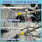 Dual Purpose Switch Snow Foam Dual Gun Pressure Washer 1/4 Inch Quick Connect and 5 Nozzles for Soap Cannon Pressure Washer - Image 3
