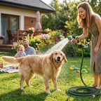 High Pressure Garden Hose 25 FT, Heavy Duty 700 PS 25FT 700PSI High Pressure Garden Hose Leak Proof PVC 10-Spray Nozzle - Image 6