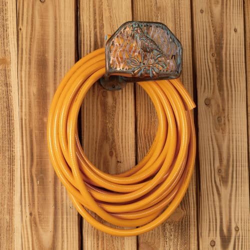 Garden Hose Holder Wall Mount for Outdoor Yard,100lbs Load Capacity Heavy-Duty Water Hose Hanger, Holds 150FT of Wall-Mounted Metal Partridge Decorative Hose Rack Hook for Outside Patio,Garage - Image 2