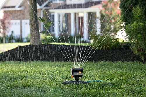Eden 96122 6-Pattern Mobile Rotary Sprinkler Bundle with Melnor 65131AMZ Mini Oscillator Sprinkler, Waters Up to 80 ft. Diameter - Image 6
