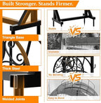 Detachable Heavy Duty Garden Hose Stand, Outdoor Water Hose Storage Rack - Image 3