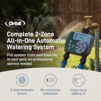 Orbit 2-Zone All-in-One Automatic Watering System, DIY Lawn Kit - 50021 - Image 2