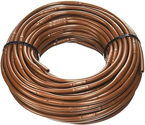 One Stop Outdoor USA Made - 1/4-Inch x Irrigation/Hydroponics Dripline with 6-Inch Emitter Spacing (Brown) (500' Foot Roll) by OneStopOutdoor