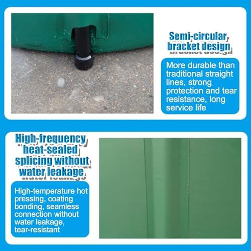 Collapsible Rain Barrel，Foldable Rainwater Collection Barrel，Outdoor Rainwater Collection Barrel,Portable PVC Fluid Storage ，Rain Barrels，for Garden Outside Lawn(50L) - Image 7