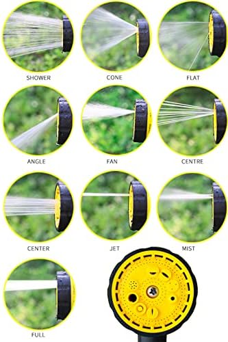 Portable Garden Hose Reel With Hose Nozzle And 15/20/25/30/40M Hose, Free Standing Or Wall Mounted Water Hose Reel Mobile Cart For Garden Watering And Car Washing(Size:30M,Color:B) - Image 3