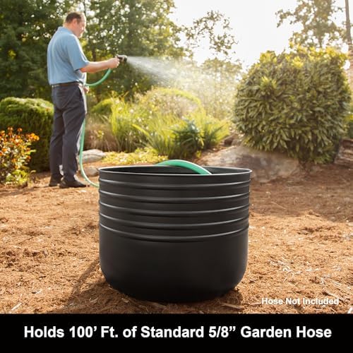 Liberty Garden 1918 100' Matte Black Hose Pot - Image 4