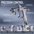 Wolter W‑101 Spray Gun, Fine & Uniform Atomization, Professional for Water‑Based Paint, Ideal for Home Renovation & DIY Painting Projects (Wolter W‑101‑S, 1.8mm, 600ml) - Image 5