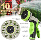 Metal Garden Hose 50FT Stainless Steel Heavy Duty Flexible Lightweight Water Hoses Pipe with 10-Function Spray Nozzle and 3/4" Solid Brass Fittings No Kink Durable for Outdoor Yard & Lawn - Image 5