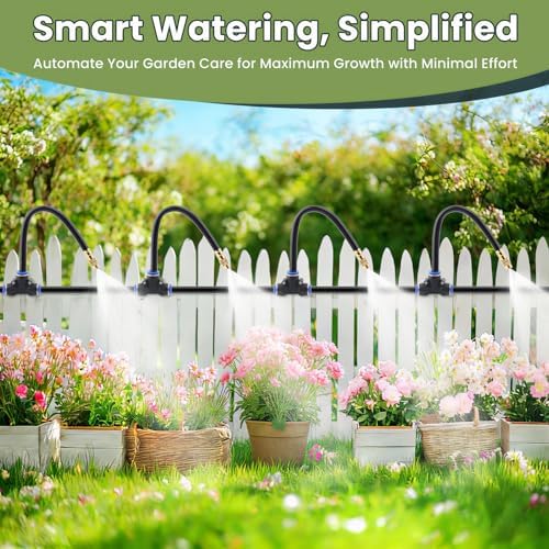 200FT Automatic Drip Irrigation Kits Garden Watering System 40 Nozzles - Image 2