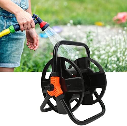 Asixxsix Hose Reel, Portable Garden Hose Holder for Garden Yard Lawn, Made of Premium ABS Material, Easy Storage and Transportation - Image 2