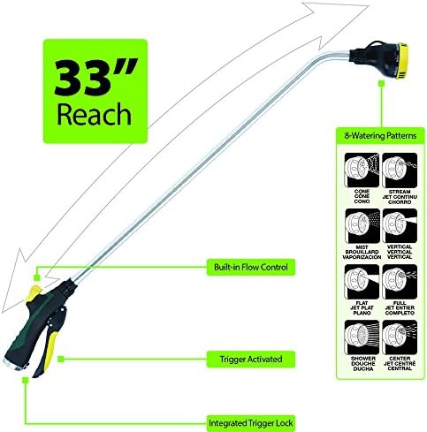 Melnor GentleRain 8-Pattern 33" Watering Wand - Image 2