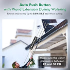 RESTMO Extra Long All Metal Telescoping Watering Wand, 40-70” Garden Wand - Image 3