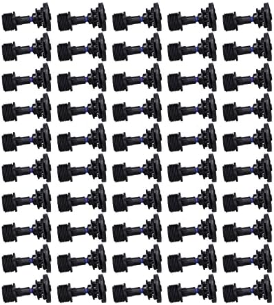 Rotating Sprinkler 360 Degree Adjustable Water Sprayer with Double Nozzle for Garden Lawn 50 Pcs Durable Plastic - Image 3