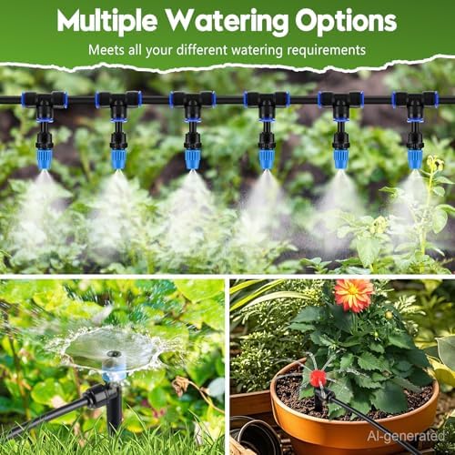 240FT Drip Irrigation System Kit, Automatic Garden Watering System - Image 3