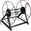 Metal Agricultural Hose Reel, Outdoor Garage Hose Reel Machine, Wall Mounted Hose Reel Cart, Handheld Garden Hose Reel, Easy Watering,Black by Unknown