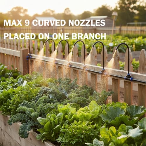 Automatic Garden Irrigation System 100ft with 18 Adjustable Copper Nozzles - Image 5