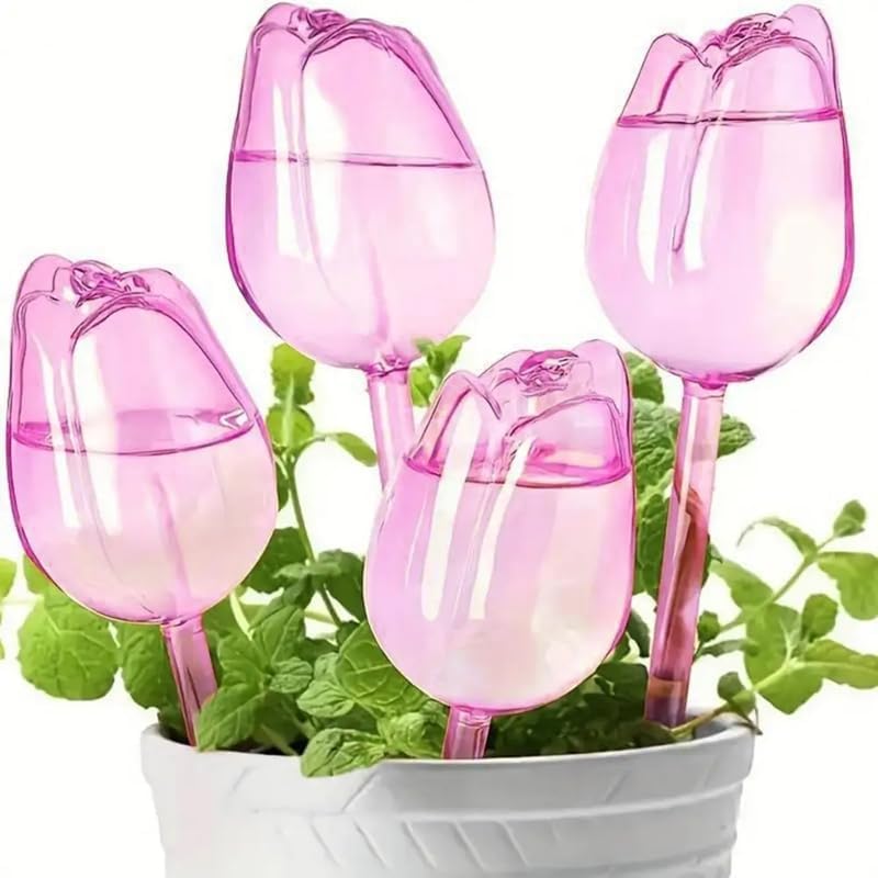 Simulated Glass Automatic Plant Watering Bulbs Shape Flower Plant Water Dripper Lightweight Plant Device Drip(C 1pcs) - Image 4