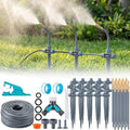 98FT 1/4" Drip Irrigation System with Stakes, 360° Adjustable Watering Kit by Unknown