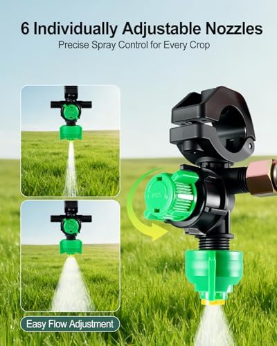 6-Nozzle Sprayer Boom Kit, 122" Folding Spray Boom for ATV & UTV - Image 4