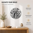 Watering Can Metal Wall Art as Charming Garden Accent for Bedroom Decor - Image 3